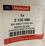 Genuine Motorcraft Ford Fiesta/Focus 280mm Window Screen Wiper Blade 2120386