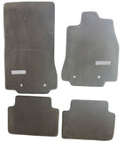 Genuine Jaguar XF 2009-2015 RHD Flint Grey Carpet Mats Set With Logo- C2Z8845LFN
