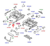 Genuine Range Rover 18-22 Right-Hand Front Seat Runner Moulding - LR113448