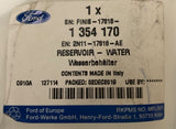 Genuine Ford Fiesta 01-08/Fusion CBK 2001-12 Windscreen Water Reservoir 1354170