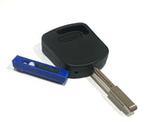 Fits Ford Mondeo, Focus, Transit Connect & Transponder ID60 Key Fob Blue FO21
