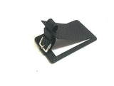 Genuine Jaguar Leather Luggage Tag - Black 50JSLGTRXLT
