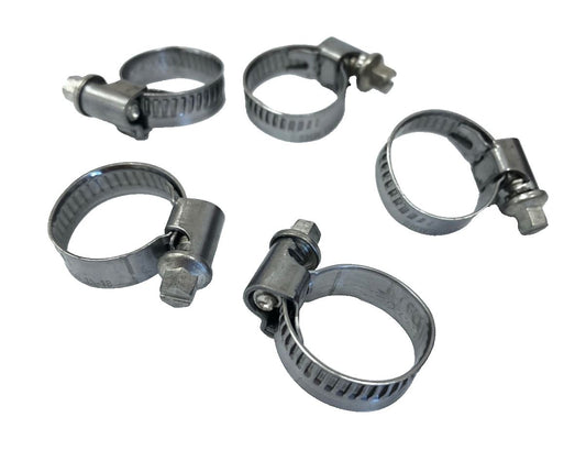 Genuine BMW Pipe Line Jubilee Clip Clamp 15-18MM Pack Of 5 - 11151727509