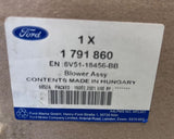 Genuine Ford Fiesta 2008-2012 RHD Interior Heater Blower Motor 1791860