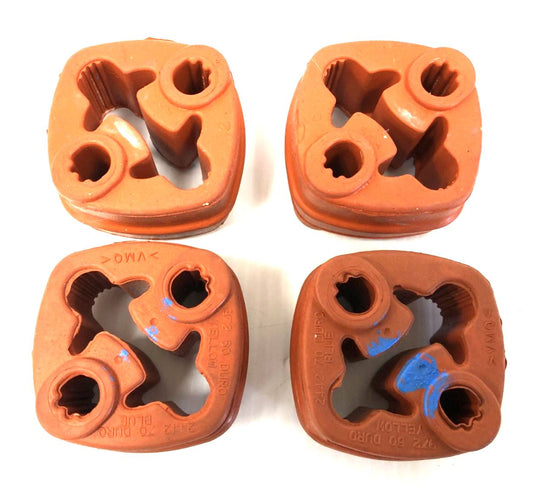 Genuine Jaguar F-Type/XK Rear Exhaust Pipe Mounting Rubbers x4 - C2P19665