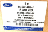 Genuine Ford Mustang CZG 2015-2023 Premium Turbo Brake Pads Kit - 2310233