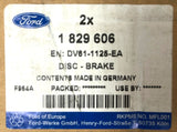Genuine Ford Front Brake Disk Set - 1829606