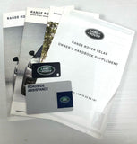 Genuine Range Rover Velar Handbook + Navy Leather Wallet + Keyring Fob etc