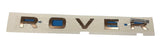 Genuine Land Rover Range Rover Evoque 2019+ Rear "ROVER" Name Plate - LR145265