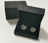 Genuine Jaguar New F-Type 'F' Cufflinks Gun Metal Grey - 50JJCLFCB