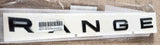 Genuine Range Rover 2022+ Bonnet "RANGE" Badge - Atlas/Bright Chrome - LR172179