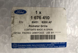 Genuine Ford Focus MK2 2007-2011 Grey Radiator Grille With Badge - 1676410