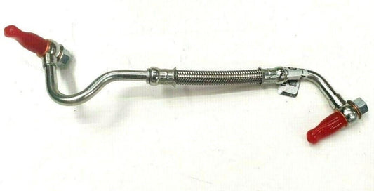 Genuine Jaguar XE/XF/FPace 2.0L Lower Turbocharger Oil Feed Pipe - AJ813402