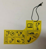 Genuine Land Rover Discovery 4 10-16 1x Towbar Label - LR071033