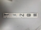 Genuine Range Rover Sport 10-13 Front Name Plate ‘Range’ Titan Silver LR020804