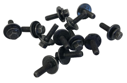 Genuine Jaguar Land Rover Disco/XF Hex Head Screw M6 X 20MM Pack Of 12-LR001925