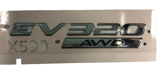 Genuine Jaguar I-Pace "EV320 AWD" Rear Badge - T4K3872
