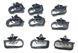 Genuine Range Rover Washer Hose Roof Retaining Clip Pack Of 9 - YYC000080