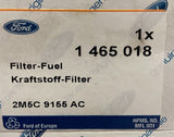 Genuine Ford Petrol Fuel Filter 1.6 1.8 2.0 1465018
