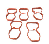 Genuine BMW 34567 Series X3 X6 Intake Manifold Profile Gasket 5PCS - 11618507335