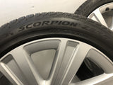 Genuine Range Rover 22" Silver Wheels & Pirelli Scorpion Tyres x4 - LR153240