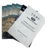 Genuine New Range Rover Sport L320 Handbook + Navy Leather Wallet + Keyring Fob