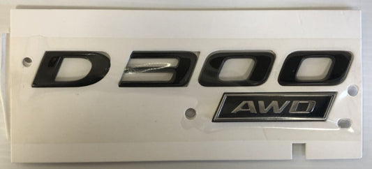Genuine Jaguar F-Pace 2016+ Rear Black D300 AWD Badge - T4A41811