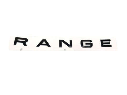 Genuine Range Rover Evoque 2012 - 2018 Front Black "Range" Name Plate LR094559
