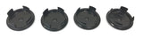 Brand New Jaguar Aftermarket Wheel Centre Caps (Pack of 4) In Black