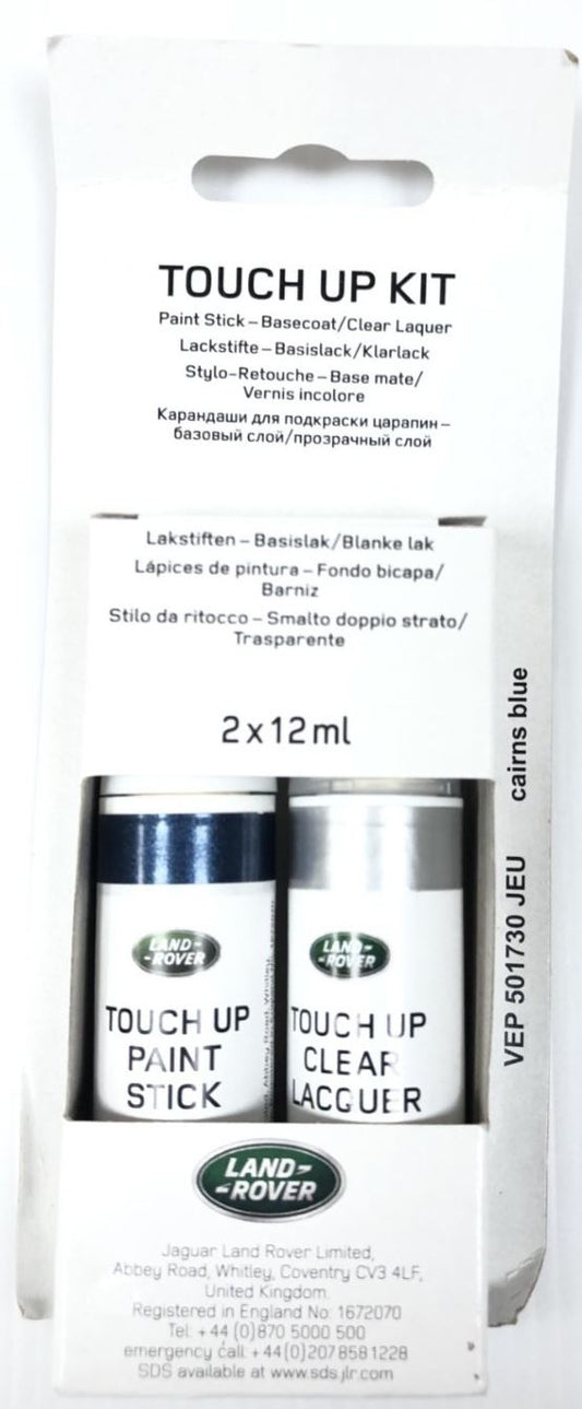 Genuine Land Rover Cairnes Blue (849) Touch Up Paint Kit - VEP501730JEU