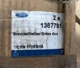 Genuine Ford Transit MK6 RWD Front Brake Discs 1387781