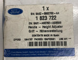 Genuine Ford RH Charcoal Black Seat Height Adjuster Handle - 1823722