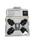 Genuine Land Rover Black Locking Alloy Wheel Nut Kit-VPLWW0093