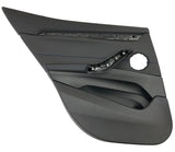 Genuine BMW X2 F39 Rear LH Door Card Black Leather With Blue Accent -51428099429