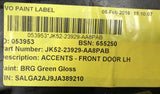 Genuine Range Rover 2013-22 Green Gloss LH Front Door Outside Moulding LR105109G