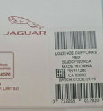 Genuine Jaguar Logo Heritage Cuff Links Set Red 50JDCF922RDA