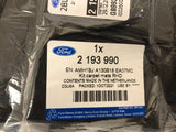 Genuine Ford RHD Front Black Floor Mats Metal Grey Stitching- 2193990