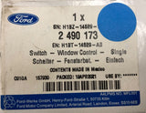 Genuine Ford Fiesta/Focus/Puma/Transit Window Control Single Switch 2490173