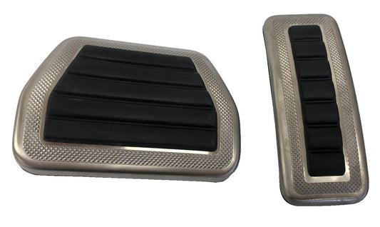 Genuine Land Rover Range Rover 2013-2022 Pedal Pads (Aluminium Finish)-LR108983