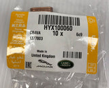 Genuine Land Rover Discovery Seat Covers Metal Hog Clips x10 - HYX100060