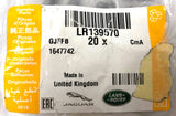 Genuine JLR Disco/E-Pace Hex Head Screw M6 x 20 Pack Of 20 - LR139570/J9C25872