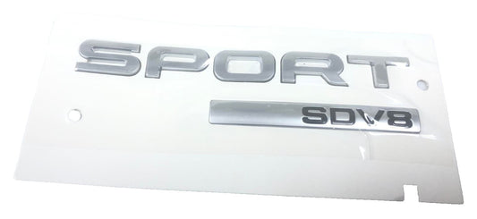 Genuine Range Rover Sport 2014-2022 "SPORT SDV8" Rear Chrome Name Plate-LR056145