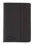 Genuine Jaguar Leather Passport Holder - Black - 50JSLGTRXPASS
