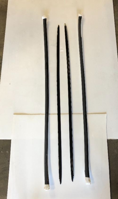 Genuine Land Rover RRS Longitudinal Roof Rails Black-VPLWR0104