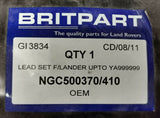 Genuine Britpart Freelander High Tension Ignition Leads - Full Set NGC500370/410