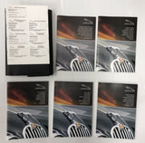 Genuine Jaguar X-Type 2001-2010 Owners Handbook & Leather Wallet Kit