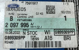 Genuine Ford C-Max Focus Kuga Transit Front Door Control Unit Module - 2097995