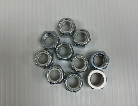 Genuine Land Rover Defender 2007-16 3/8" Hex.Head UNF Nyloc Nut (x10) NY606042