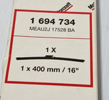 Genuine Ford Fiesta 2010-2012 Passenger Side Wiper Blade 16" 400mm 1694734