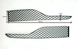 Genuine Bentley Continental GT/GTC 16-18 Lower Grille Set In Black